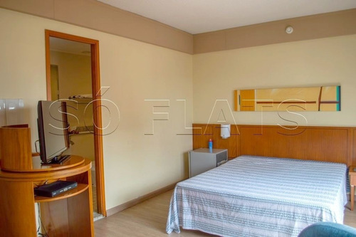 Imagem 7 de 15 de Flat Na Vila Clementino No Pool Para Investimento - Sf24542