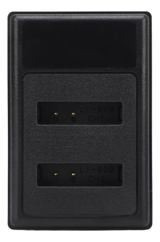 Câmera De Bateria Usb Li 90b Lcd 5v 2a Tela De Suporte Duplo