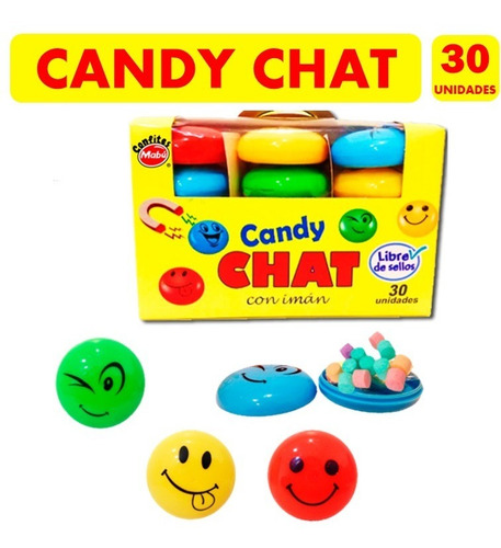 Caramelo Candy Chat (caja Con 30 Unidades)