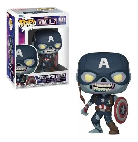 Funko Pop Marvel What If...? - Zombie Capitan America # 941