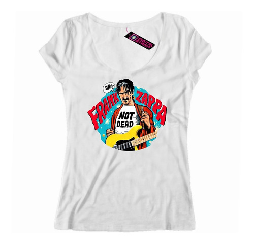 Remera Mujer Zappa 6 Mothers Of Invention Digital Stamp Dtg