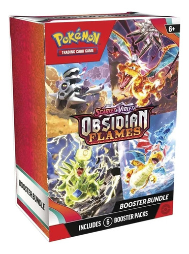 Pokémon Tcg  Obsidian Flames  - Booster Bundle - Ingles