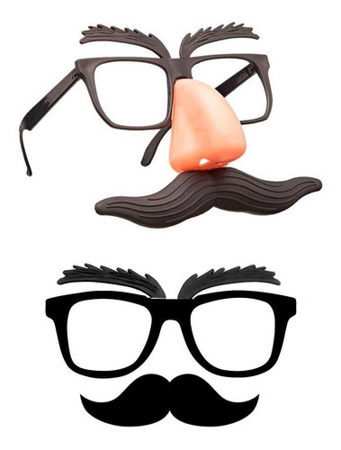 10 Óculos Engraçados Com Nariz Grande E Bigode