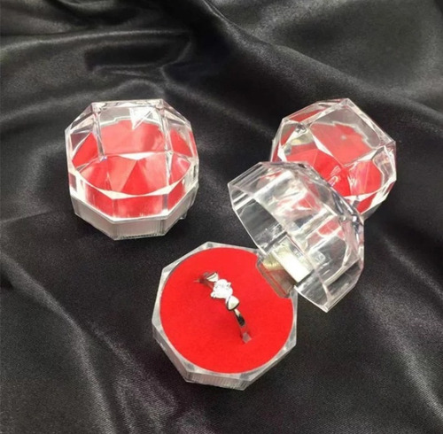 Imagen 6 de 6 de Anillo De Compromiso Acero Titanio C/estuche Tallas 5,6,7,8