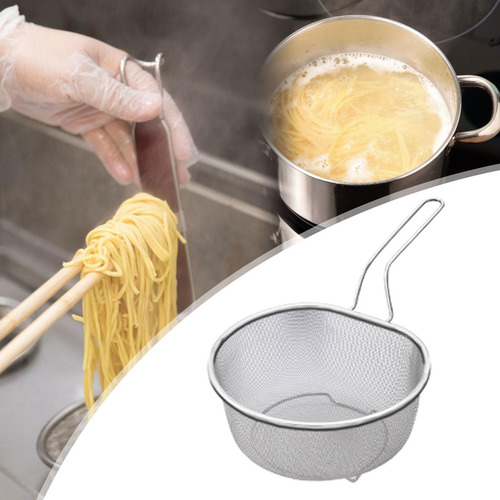 Colador De Alimentos De Malla Con Filtro Malla Fina De 21 Cm