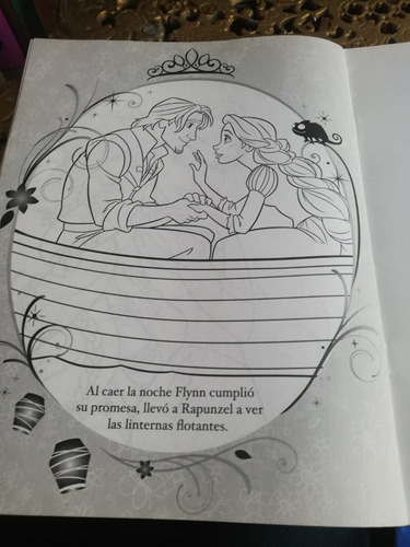 Lote Para Colorear Rapunzel Intensamente (Usado)