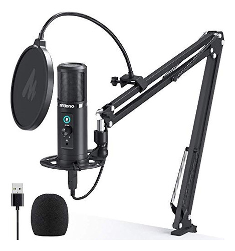 Maono Microfono Usb Para Pc, Microfono De Condensador De Co
