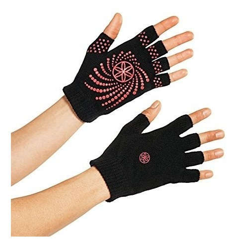 Guantes Con Adherentes Para Yoga Color Rosado Gaiam