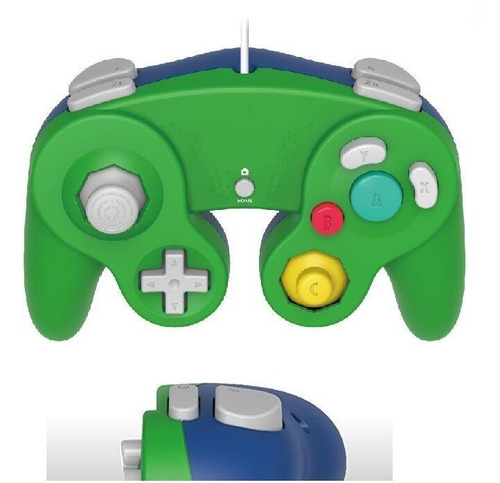 Control Ttx Tech Para Gamecube O Wii, Color Verde Azul