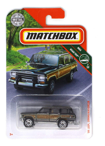 Matchbox  Mbx Road Trip 7/20  '89 Jeep Grand Wagoneer (n.