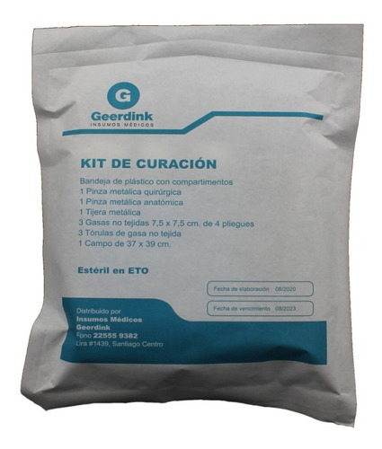 Kit De Curación Estéril Desechable.