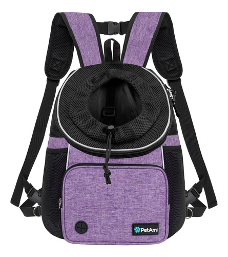 Petami Mochila Transportadora Frontal Para Perros, Mochila A