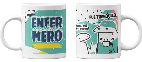 Tazones Tazas Blancas Enfermero Regalo Enfermero Profesion