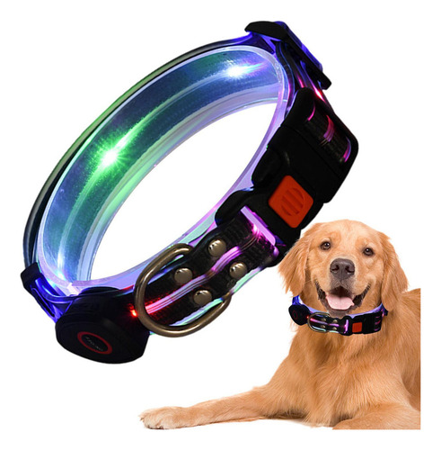 Collar Con Luz Led Para Perros Collar Con Luz Led Para Perro
