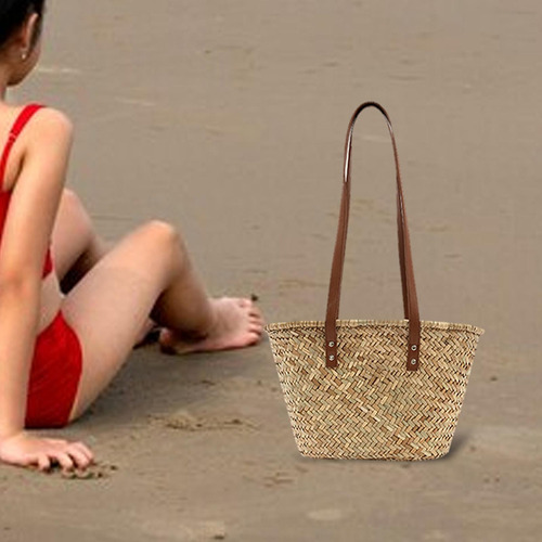 Bolso Tejido Bolso Sólido Bolso De Mano Elegante, Para
