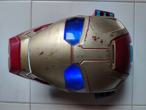 Casco Ironman Con Sonido Y Luces