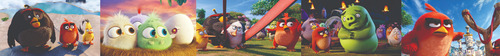 Guardas De Vinilo Adhesivas Decorativas Angry Birds 134x15cm