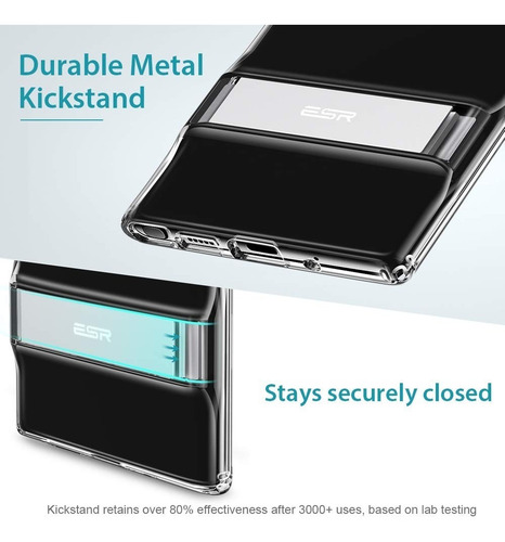 Capa Capinha Galaxy Note 10 Plus (6.8) Esr Metal Kickstand ( Com Suporte ) Case Original Transparente