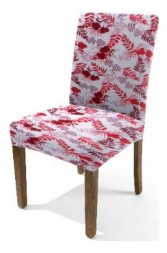 Kit 4 Capas Decorativa Cadeira Protetora Lisa Ou Estampada Cor Shade