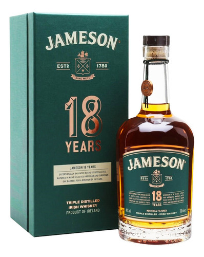 Whisky Jameson 18 Años 46% Abv 700ml Irish Blend