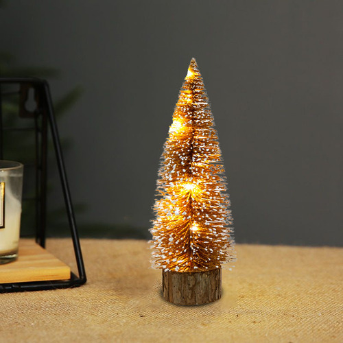 Mini Árbol De Navidad Con Iluminación Led, Árbol De Navidad