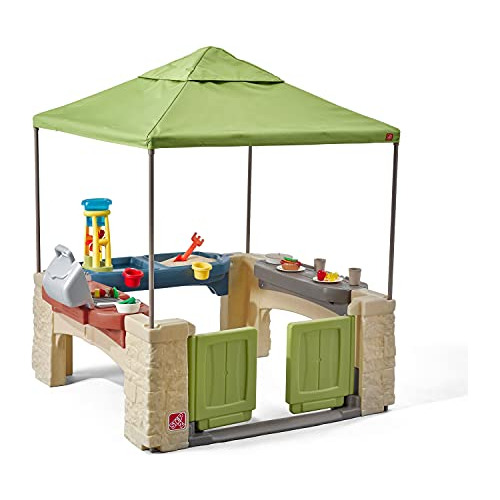Casa De Juegos Para Niños Con Parrilla Y Juego De Arena Ex