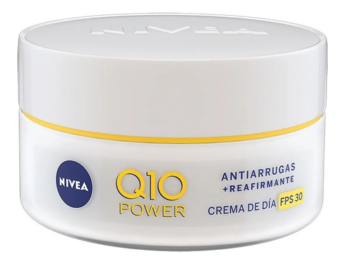 Nivea Crema Facial Antiarrugas Día Fps 30+ Q10, 50ml Nivea Q10 Power
