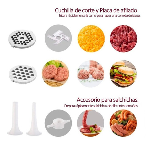 Imagen 3 de 7 de Accesorio Para Picar Y Embutir