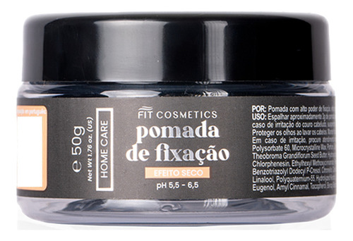 Pomada Modeladora Fixação Matte Cremosa Efeito Seco 50g Fit Cosmetics