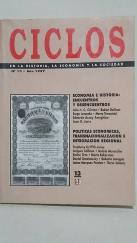 Ciclos. Revista No. 13. Año 1997.