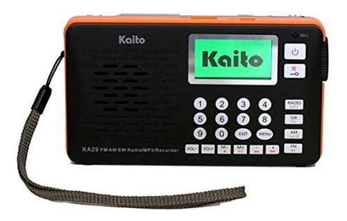 Imagen 7 de 7 de Kaito Ka29 Radio Am Fm Sw Grabador Reproductor Mp3 §