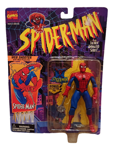 Marvel Figura Vintage De Spider-man Web Shooter 1991!!!