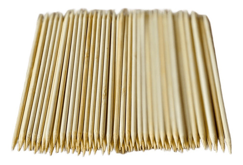 Palito De Bambu Para Unhas Manicure 2 Pontas 5000 Un Atacado