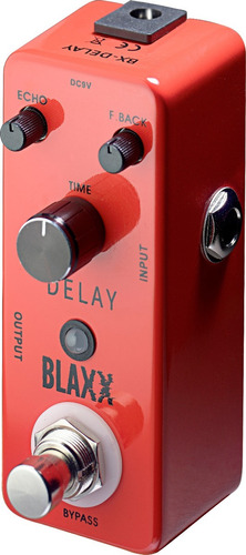 Pedal Delay Mini Stagg Blaxx Para Guitarra Y Bajo