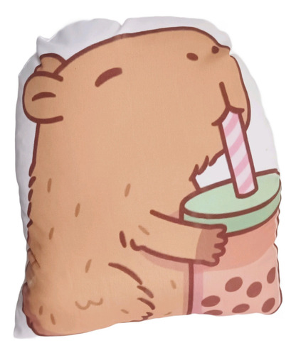 Souvenir Almohadón Muñeco Capibara Carpincho X10 Uni