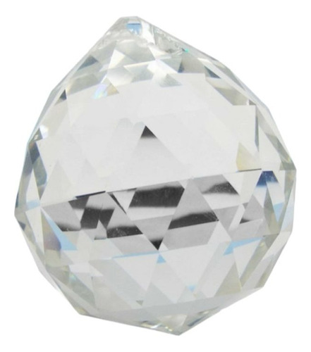 Esfera Facetada De 40mm Cristal Decoración Hogar Alta Oferta