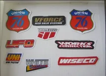 Comprar Sticker Tuning Moto Vforce White Bros Ufo Wiseco Uni 76 Work