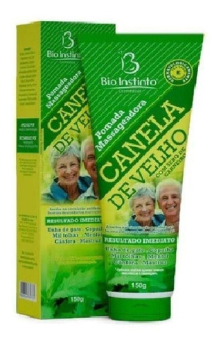 12 Un Pomada Canela De Velho 150g Bio Instinto