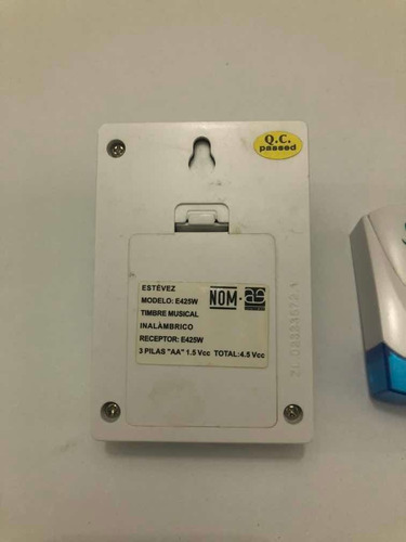 Timbre Para Hogar, Musical Inalambrico Con Receptor Interade (Usado)