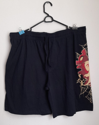 Bermuda Para Hombre Azul Marino Estampado Spider Man T. X L (Usado)