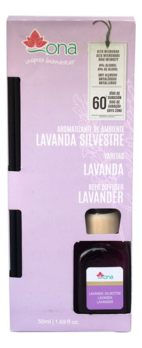 Aromatizante En Varitas Lavanda Silvestre 50 Ml Ona
