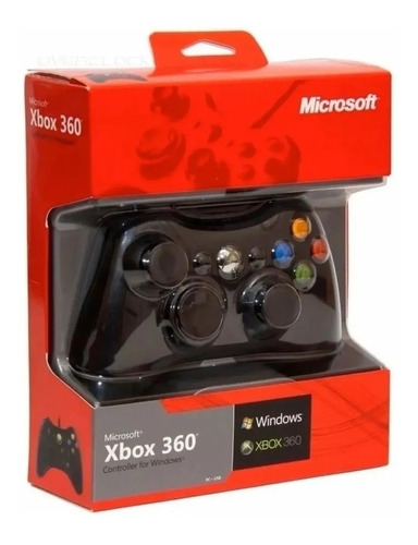 Control Para Xbox 360 Y Pc Alambrico Blanco Nuevo