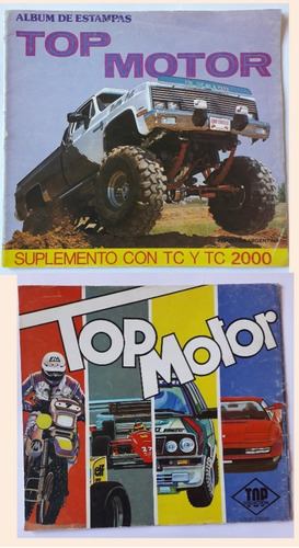 Album De Figuritas Top Motor Vacio Excelente Estado