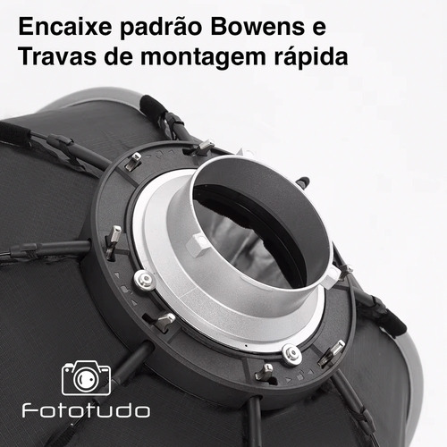 Softbox Octabox Fototudo 55 Com Encaixe Bowens E Colmeia