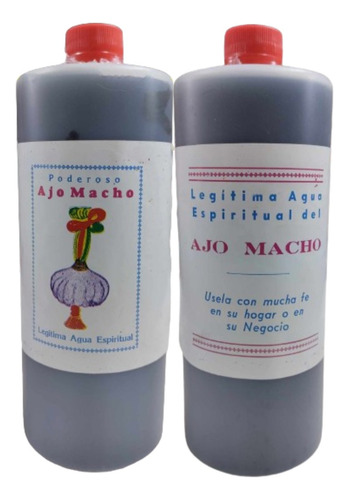 Legitima Agua Espiritual Ajo Macho - Protección Y Limpieza