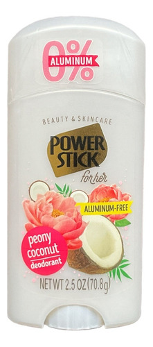 Desodorante Sin Aluminio Powers - g  Fragancia Peany Coco