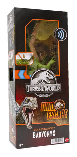 Imagem 9 de 10 de Dinossauro Baryonyx C/ Som Dino Escape Jurassic World Mattel