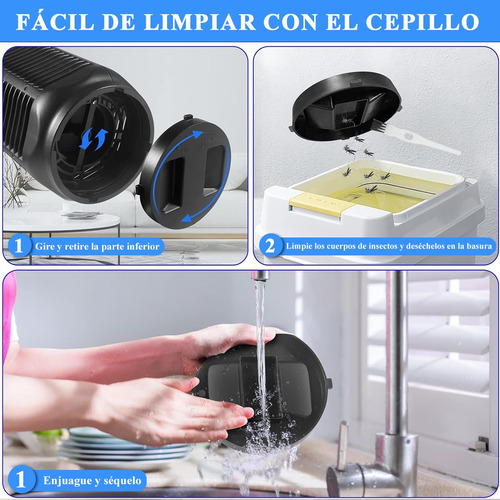 Lampara Antimosquitos Eléctrico 20w Atrapa Mosquitos Insecto