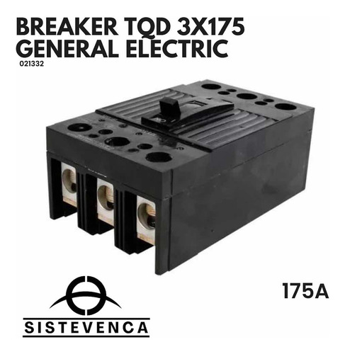 Breaker Trifásico 175 Amp Tqd General Electric
