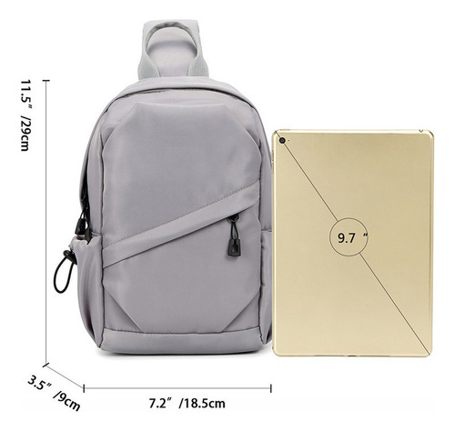Bolso Bandolera Casual Y Simple Para Hombre